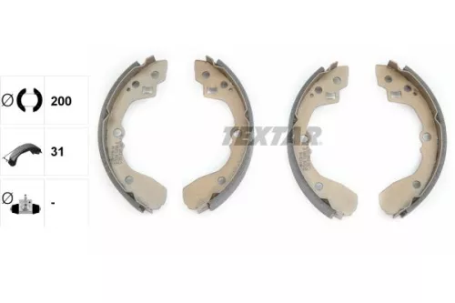 TEXTAR TEXTAR 91065000 1x Brake Shoe Set 