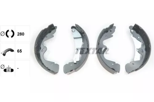 TEXTAR TEXTAR 91065100 1x Brake Shoe Set 