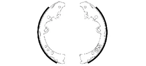 TEXTAR TEXTAR 91066300 1x Brake Shoe Set 