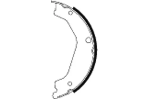 TEXTAR TEXTAR 91068400 1x Brake Shoe Set, parking brake 