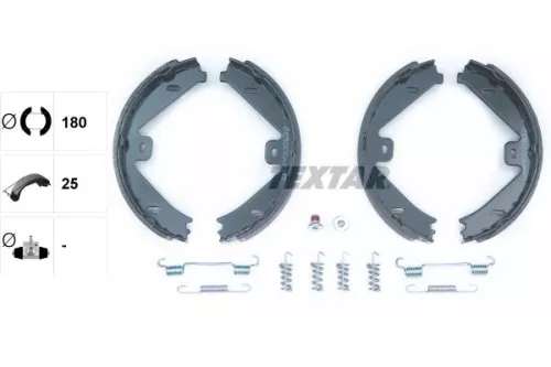 TEXTAR TEXTAR 91069100 1x Brake Shoe Set, parking brake 