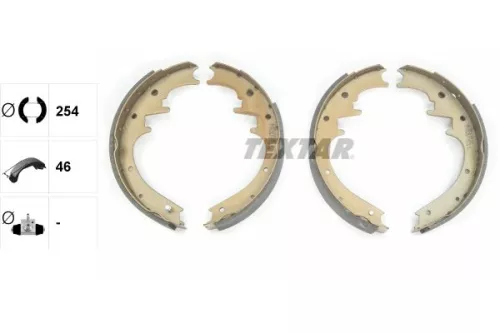 TEXTAR TEXTAR 91069700 1x Brake Shoe Set 