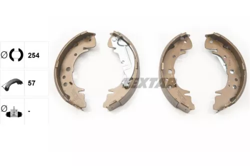 1x Brake Shoe Set
