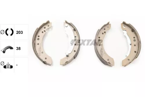 1x Brake Shoe Set