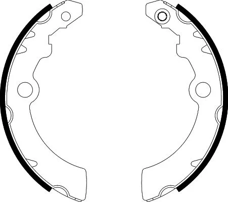 TEXTAR TEXTAR 91075200 1x Brake Shoe Set 