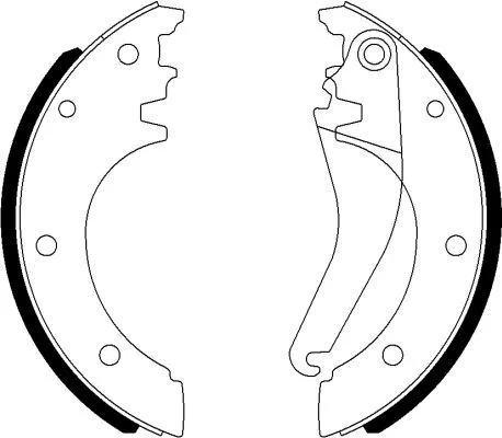 1x Brake Shoe Set