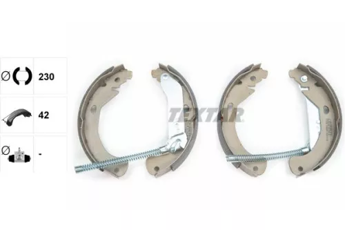 TEXTAR TEXTAR 91077500 1x Brake Shoe Set 