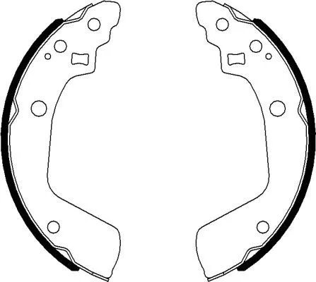 TEXTAR TEXTAR 91078600 1x Brake Shoe Set 