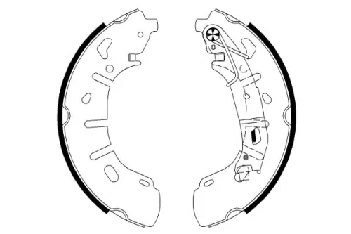 TEXTAR TEXTAR 91079300 1x Brake Shoe Set 