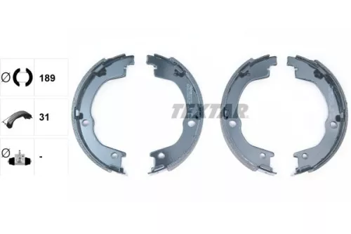 TEXTAR TEXTAR 91079600 1x Brake Shoe Set, parking brake 