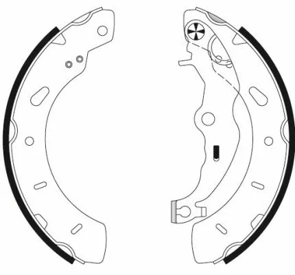 TEXTAR TEXTAR 91079800 1x Brake Shoe Set 