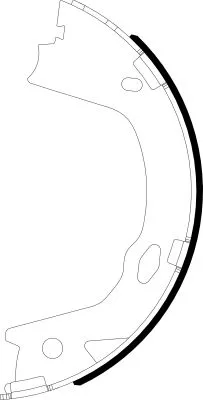 TEXTAR TEXTAR 91082600 1x Brake Shoe Set, parking brake 