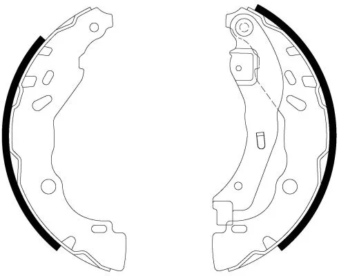 1x Brake Shoe Set