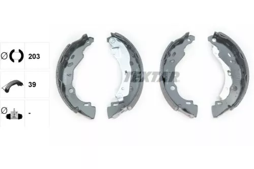 TEXTAR TEXTAR 91083200 1x Brake Shoe Set 