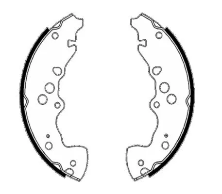 TEXTAR TEXTAR 91083600 1x Brake Shoe Set 
