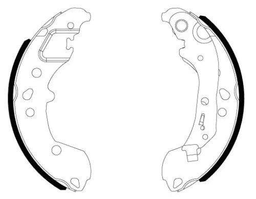 TEXTAR TEXTAR 91084100 1x Brake Shoe Set 