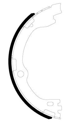 TEXTAR TEXTAR 91084500 1x Brake Shoe Set, parking brake 