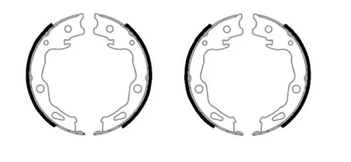 TEXTAR TEXTAR 91086000 1x Brake Shoe Set, parking brake 