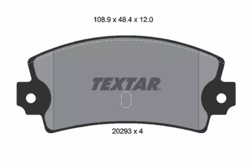 TEXTAR TEXTAR 2029301 1x TEXTAR 2029301 Brake Pad Set 