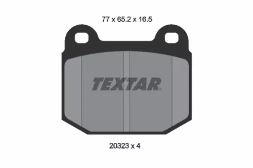 TEXTAR TEXTAR (2032303) 1x  TEXTAR Brake Pad Set 