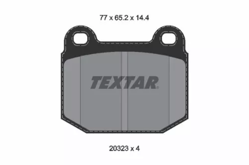TEXTAR TEXTAR (2032306) 1x  TEXTAR Brake Pad Set 