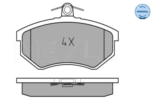 MEYLE MEYLE 025 206 6919 Meyle Front Brake Pad Set For Audi Seat Vw 80 90 A4 Cabriolet Caddy C 