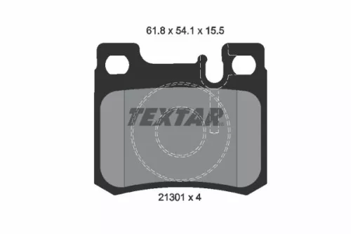 TEXTAR TEXTAR 2130103 1x TEXTAR 2130103 Brake Pad Set 