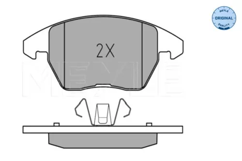 MEYLE MEYLE 025 235 8919 Meyle Front Brake Pad Set For Audi Citroën Ds Peugeot Seat Vw 2008 20 