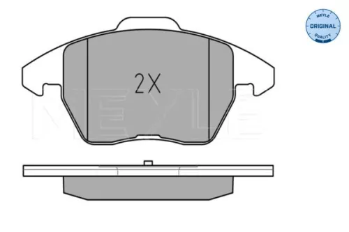 MEYLE MEYLE 025 235 8919 Meyle Front Brake Pad Set For Audi Citroën Ds Peugeot Seat Vw 2008 20 