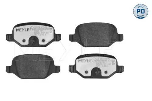 Meyle Pd Rear Brake Pad Set For Abarth Citroën Fiat Lancia 500 500 / 595