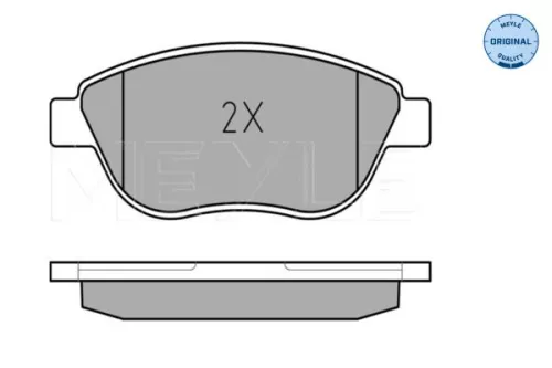 MEYLE MEYLE 025 237 0918/W Meyle Front Brake Pad Set For Abarth Fiat Opel Vauxhall 500 / 595 / 6 