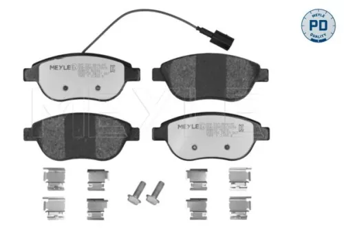 Meyle Pd Front Brake Pad Set For Abarth Fiat Lancia Opel Vauxhall 500 / 