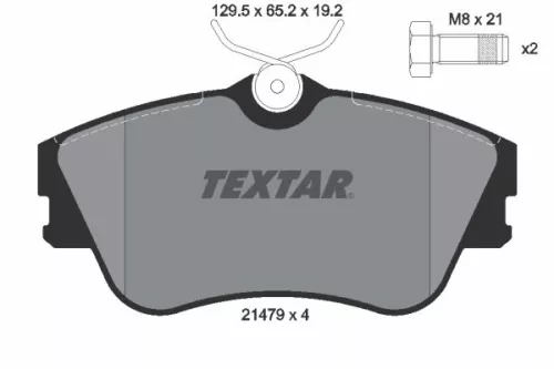 TEXTAR TEXTAR 2147902 1x TEXTAR 2147902 Brake Pad Set 