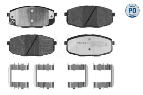 Meyle Pd Front Brake Pad Set For Hyundai Kia Carens Cee'd Creta I30 Kona