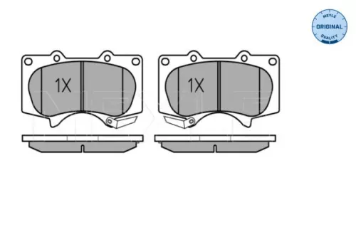 MEYLE MEYLE 025 240 2417/W Meyle Front Brake Pad Set For Lexus Mitsubishi Toyota Fortuner Gx Hil 