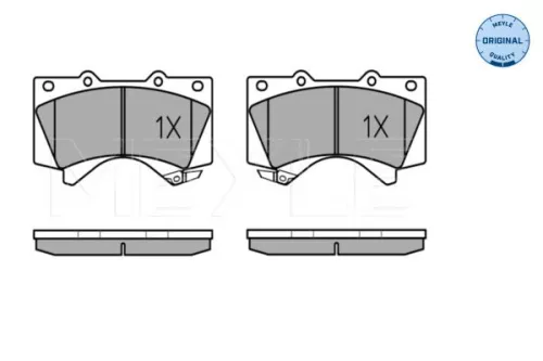 MEYLE MEYLE 025 243 8618/W Meyle Front Brake Pad Set For Lexus Toyota Land Cruiser Land Cruiser  