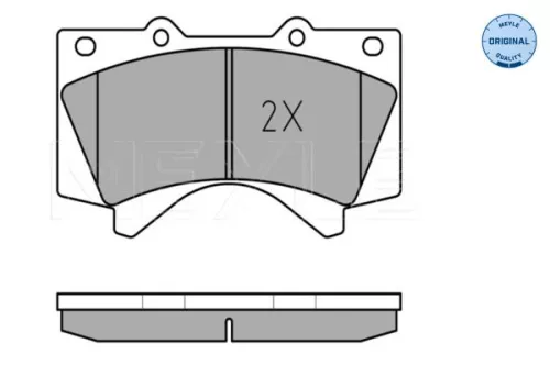 MEYLE MEYLE 025 243 8618/W Meyle Front Brake Pad Set For Lexus Toyota Land Cruiser Land Cruiser  