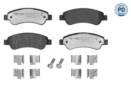 MEYLE MEYLE 025 244 6519/PD Meyle Pd Rear Brake Pad Set For Citroën Fiat Peugeot Boxer Ducato Jumper 