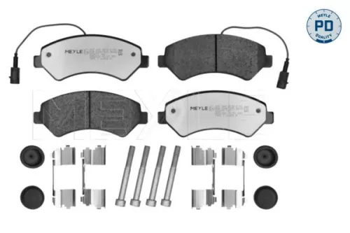 MEYLE MEYLE 025 244 6619-2/PD Meyle Pd Front Brake Pad Set For Citroën Fiat Opel Peugeot Vauxhall Boxe 