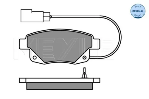MEYLE MEYLE 025 244 8617/W Meyle Rear Brake Pad Set For Ford Transit Transit Tourneo 