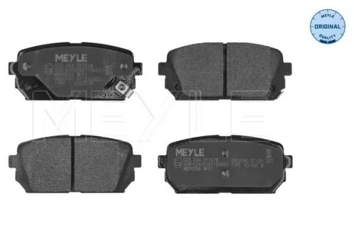 MEYLE MEYLE 025 244 9116/W Meyle Rear Brake Pad Set For Kia Carens 