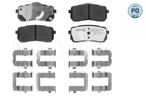 Meyle Pd Rear Brake Pad Set For Hyundai Kia Carnival / Grand Carnival H-