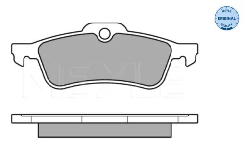 MEYLE MEYLE 025 245 7415/W Meyle Rear Brake Pad Set For Daihatsu Honda Toyota Charade Civic Yari 
