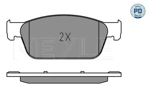 MEYLE MEYLE 025 246 2318/PD Meyle Pd Front Brake Pad Set For Vw California Multivan Transporter Tran 