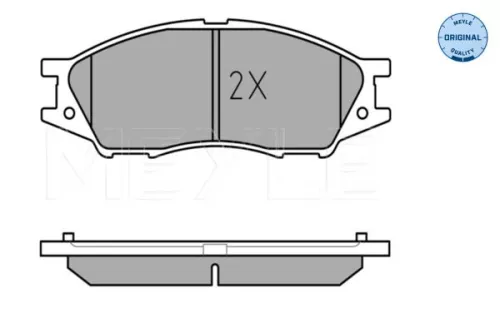 MEYLE MEYLE 025 246 4815/W Meyle Front Brake Pad Set For Nissan Almera Almera Classic 