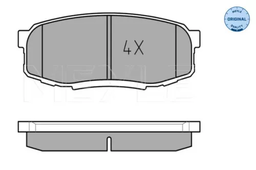 MEYLE MEYLE 025 246 5317 Meyle Rear Brake Pad Set For Lexus Toyota Land Cruiser 200 Lx 