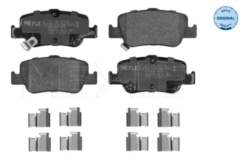 Meyle Rear Brake Pad Set For Toyota Auris Auris Van Corolla