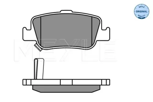 MEYLE MEYLE 025 246 6415/W Meyle Rear Brake Pad Set For Toyota Auris Auris Van Corolla 