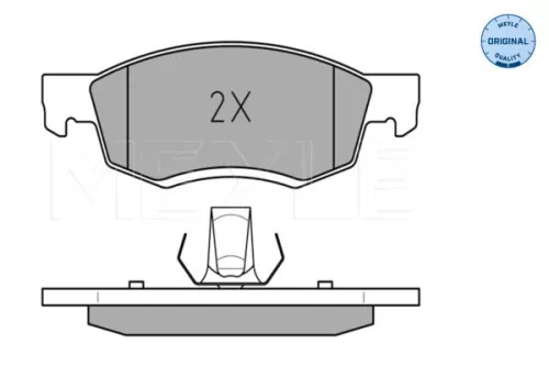MEYLE MEYLE 025 246 7318 Meyle Front Brake Pad Set For Dacia Renault Logan Logan Express Logan 