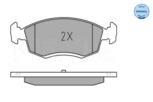 MEYLE MEYLE 025 246 7318 Meyle Front Brake Pad Set For Dacia Renault Logan Logan Express Logan 